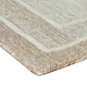 Teena Hand-Tufted Large Area Rug with Bordered Design | Ivory-Tan Wool 8x10
