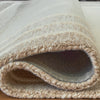 Teena Hand-Tufted Large Area Rug with Bordered Design | Ivory-Tan Wool 8x10