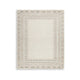 Adam Large Rug with Border Design | Jute and Wool | Brown-Taupe 8x10