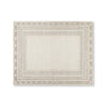 Adam Large Rug with Border Design | Jute and Wool | Brown-Taupe 8x10