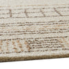 Adam Large Rug with Border Design | Jute and Wool | Brown-Taupe 8x10