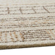 Adam Large Rug with Border Design | Jute and Wool | Brown-Taupe 8x10