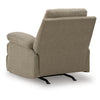 Silvy Manual Rocker Recliner Chair with Pillow Top Arms | Mocha Chenille