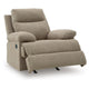 Silvy Manual Rocker Recliner Chair with Pillow Top Arms | Mocha Chenille