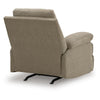 Silvy Manual Rocker Recliner Chair with Pillow Top Arms | Mocha Chenille