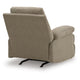 Silvy Manual Rocker Recliner Chair with Pillow Top Arms | Mocha Chenille