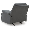Silvy Manual Rocker Recliner Chair| Pillow Top Arms | Charcoal Chenille