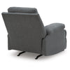 Silvy Manual Rocker Recliner Chair| Pillow Top Arms | Charcoal Chenille