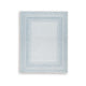 Hazel Hand-Tufted Large Area Rug | Chevron-Diamond Motifs | Blue-Ivory Wool 8x10