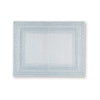 Hazel Hand-Tufted Large Area Rug | Chevron-Diamond Motifs | Blue-Ivory Wool 8x10