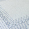 Hazel Hand-Tufted Large Area Rug | Chevron-Diamond Motifs | Blue-Ivory Wool 8x10