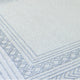Hazel Hand-Tufted Large Area Rug | Chevron-Diamond Motifs | Blue-Ivory Wool 8x10