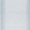 Hazel Hand-Tufted Large Area Rug | Chevron-Diamond Motifs | Blue-Ivory Wool 8x10