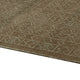 Amina Large Area Rug with Aztec-Inspired Pattern | Brown-Ivory Wool 8x10