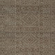 Amina Large Area Rug with Aztec-Inspired Pattern | Brown-Ivory Wool 8x10