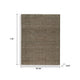 Amina Large Area Rug with Aztec-Inspired Pattern | Brown-Ivory Wool 8x10