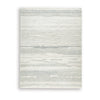 Genie Hand-Tufted Large Area Rug | Abstract Striped Patterns | Ivory Blue Wool 8x10