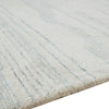 Genie Hand-Tufted Large Area Rug | Abstract Striped Patterns | Ivory Blue Wool 8x10