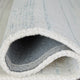 Genie Hand-Tufted Large Area Rug | Abstract Striped Patterns | Ivory Blue Wool 8x10