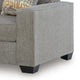 Bonny Loveseat with Track Arms and Accent Pillows | Iron Polyester 63"