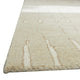 Berty Large Area Rug with Abstract Patterns | Tan-Ivory Hand-Tufted Wool 8x10