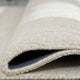 Berty Large Area Rug with Abstract Patterns | Tan-Ivory Hand-Tufted Wool 8x10