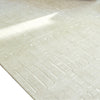 Berty Large Area Rug with Abstract Patterns | Tan-Ivory Hand-Tufted Wool 8x10