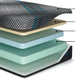 Misa King Mattress | Cooling Gel Memory Foam | Green Tea Infused | 12"