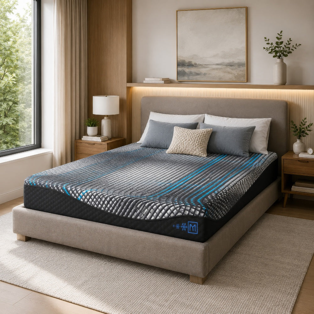 Misa King Mattress | Cooling Gel Memory Foam | Green Tea Infused | 12"