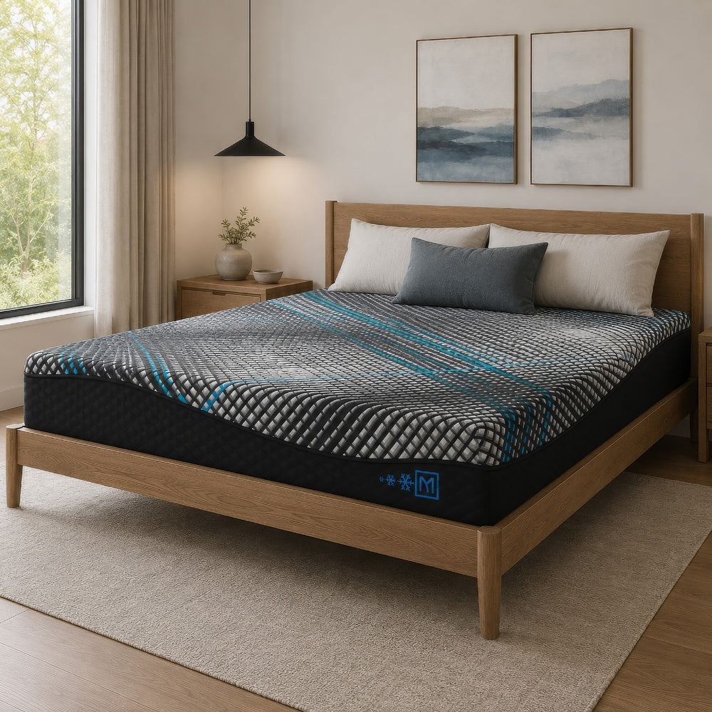 Misa King Mattress | Cooling Gel Memory Foam | Green Tea Infused | 12"