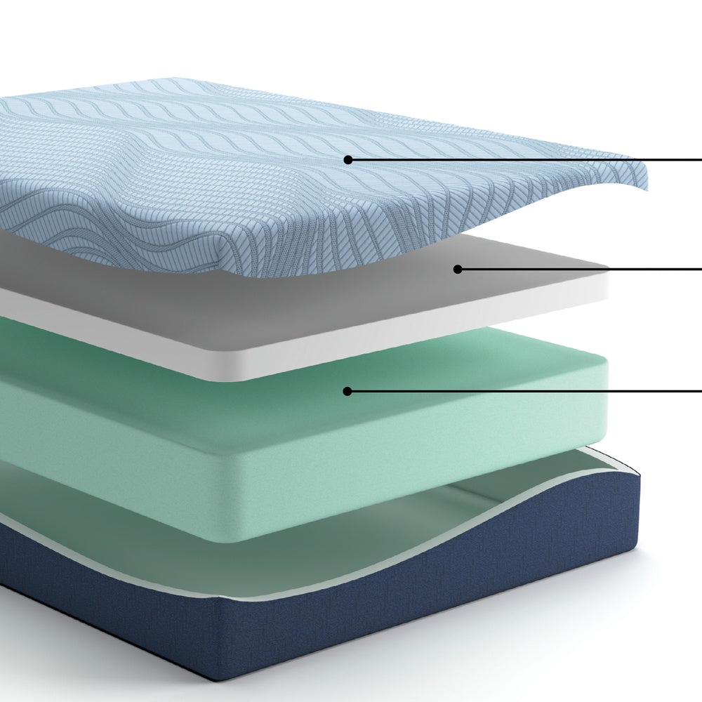 Pmy King Size Mattress | Firm Memory Foam | Stretch Knit Cover | 12"