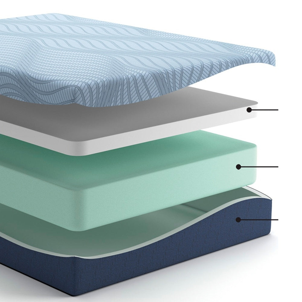 Pmy King Size Mattress | Firm Memory Foam | Stretch Knit Cover | 12"
