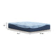 Pmy King Size Mattress | Firm Memory Foam | Stretch Knit Cover | 12"
