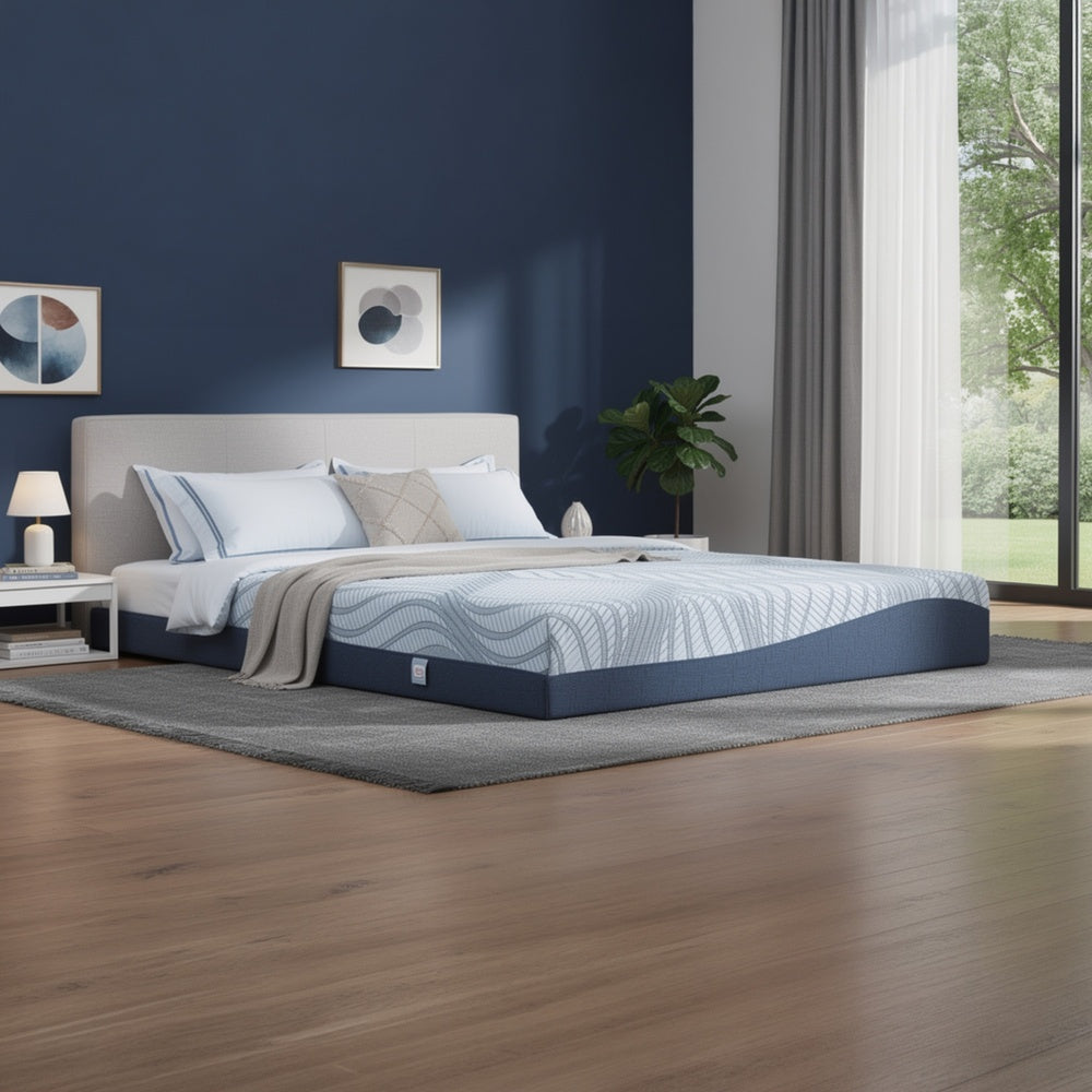 Pmy King Size Mattress | Firm Memory Foam | Stretch Knit Cover | 12"