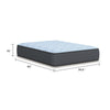 Cove Full Size Hybrid Mattress | Plush Comfort | Cooling Knit Cover | 15"