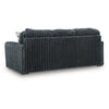 Addy Sofa with 5 Pillows | Gunmetal Gray Corduroy Upholstery | 98"