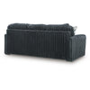 Addy Sofa with 5 Pillows | Gunmetal Gray Corduroy Upholstery | 98"
