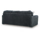 Addy Sofa with 5 Pillows | Gunmetal Gray Corduroy Upholstery | 98"