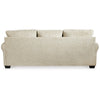 Monie Sofa with Rolled Arms | 5 Accent Pillows Set | Sandstone Chenille 98"