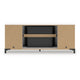 Levvy TV St& Media Console | Electric Fireplace | Storage | White Wood 60"