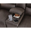 Andie Power Reclining Loveseat with Console | USB Port | Storm Gray Leather 75"