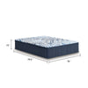 Helen King Size Euro Top Mattress with Cooling Gel Latex | Blue Fabric 15"