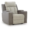 Lesly Power Recliner Chair with 3 Heat Massage Modes | Two-Tone Polyester