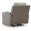 Lesly Power Recliner Chair with 3 Heat Massage Modes | Two-Tone Polyester