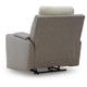 Lesly Power Recliner Chair with 3 Heat Massage Modes | Two-Tone Polyester