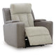Lesly Power Recliner Chair with 3 Heat Massage Modes | Two-Tone Polyester
