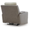 Lesly Power Recliner Chair with 3 Heat Massage Modes | Two-Tone Polyester