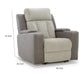 Lesly Power Recliner Chair with 3 Heat Massage Modes | Two-Tone Polyester