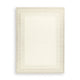 Teena Extra Large Area Rug with Border Design | Ivory Wool 9x13