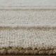 Teena Extra Large Area Rug with Border Design | Ivory Wool 9x13